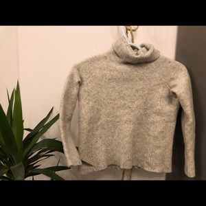 Merino Wool and Cashmere Blend Turtleneck